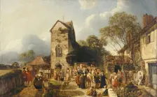 An Old Country Churchyard 1837-1886. Creator: Henry Mark Anthony