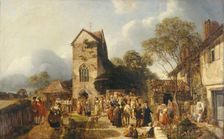 An Old Country Churchyard 1837-1886. Creator: Henry Mark Anthony