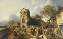 An Old Country Churchyard 1837-1886. Artist: Henry Mark Anthony