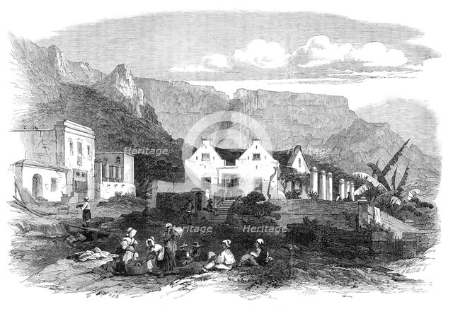An old Dutch house at Cape Town, South Africa, 1864. Creator: G. F. A.