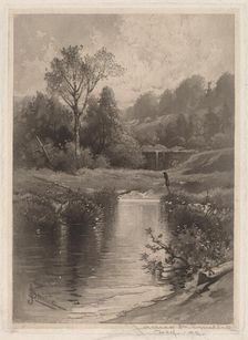 An Old Dam Near Montrose, 1891. Creator: James David Smillie