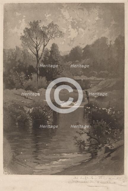 An Old Dam Near Montrose, 1891. Creator: James David Smillie.