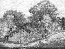 "An Old English Homestead" - painted by R. Redgrave, R.A., 1854. Creator: Unknown