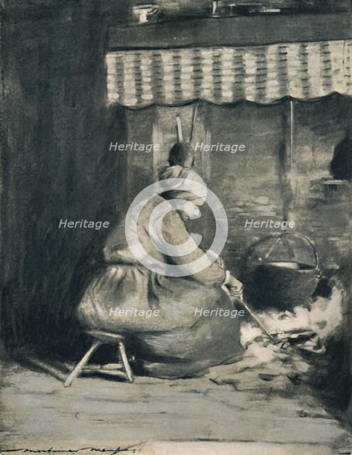 'An Old-Fashioned Hearth', 1903. Artist: Mortimer L Menpes.