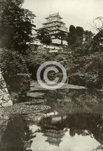'An Old Feudal Castle from the Moat', 1910. Creator: Herbert Ponting.