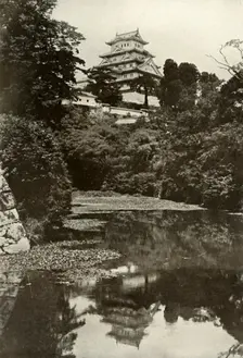 An Old Feudal Castle from the Moat 1910. Creator: Herbert Ponting