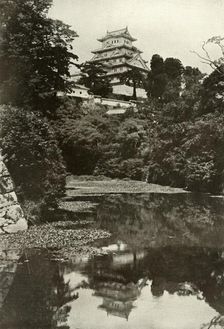 An Old Feudal Castle from the Moat 1910. Creator: Herbert Ponting