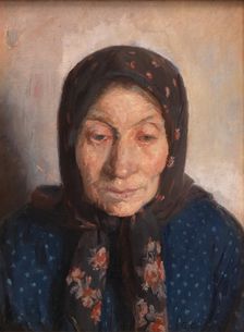 An Old Fisherman's Wife, 1874-1912. Creator: Anna Kirstine Ancher