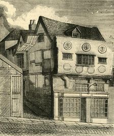 An Old House on Little Tower Hill c1792, (c1872). Creator: Unknown