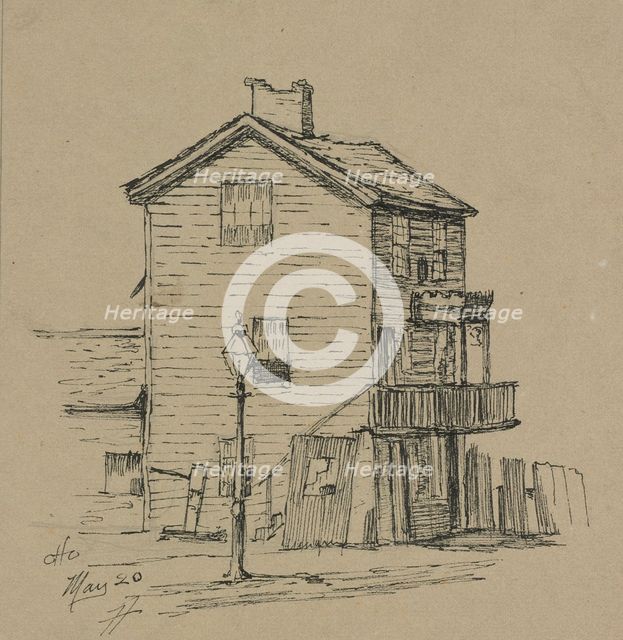 An Old House, Cleveland. Creator: Otto H. Bacher (American, 1856-1909).