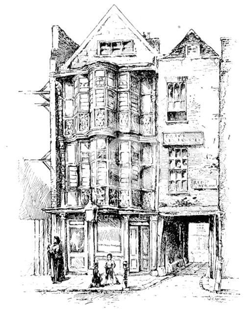 An old house in the City: the Sir Paul Pindar, Bishopsgate, 1890. Creator: Unknown.