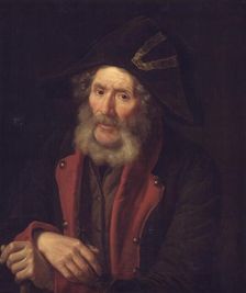 An old invalid; Portrait of a soldier, 1837-1838. Creator: Emil Baerentzen