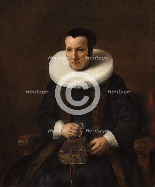 An Old Lady with a Book, 1637. Creator: Rembrandt Harmensz van Rijn.