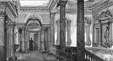 An old London Mansion - Cowfields 30 Old Burlington Street 1886. Creator: Unknown