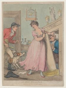 An Old Poacher Caught in a Snare, July 18, 1805., July 18, 1805. Creator: Thomas Rowlandson