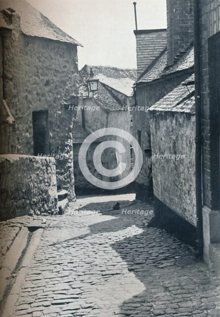 An old portion of St Ives, Cornwall, scheduled as a slum clearance area, 1935. Artist: Unknown.