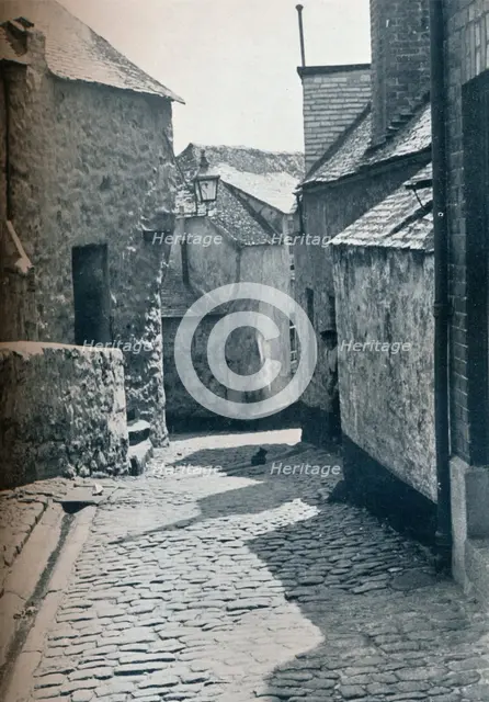 An old portion of St Ives, Cornwall, scheduled as a slum clearance area, 1935. Artist: Unknown.