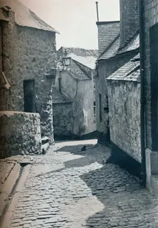 An old portion of St Ives, Cornwall, scheduled as a slum clearance area, 1935