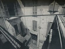 An old Sundial adapted by the Architect P. Portaluppi for the decoration of the walls of a courtyar Artists: Unknown, Piero Portaluppi