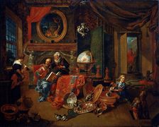 An Old Screw late 17th century. Artist: Dominikus Smout