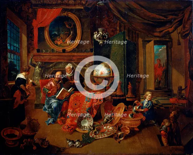 'An Old Screw', late 17th century.  Artist: Dominikus Smout