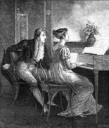 "An Old Song", 1872. Creator: Jenkin