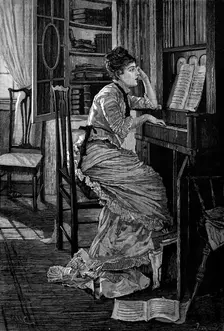 An Old-Time Melody, 1881. Creators: Unknown, Jonnard