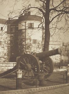An old warrior, Tower grounds. From the album: Photograph album - London, 1920s. Creator: Harry Moult
