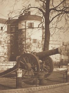 An old warrior, Tower grounds. From the album: Photograph album - London, 1920s. Creator: Harry Moult