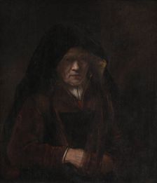 An Old Woman, 1655. Creator: Workshop of Rembrandt
