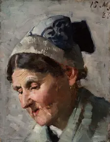 An Old Woman, 1883. Creator: Helena Westermarck