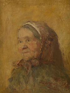 An Old Woman, 1892. Creator: Evrard Larock