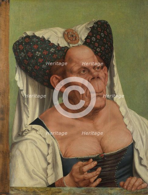 An Old Woman (The Ugly Duchess), c. 1513. Artist: Massys, Quentin (1466–1530)