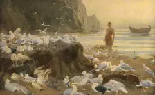An Old World Wanderer 1887, (c1930). Creator: Briton Riviere