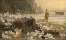 An Old World Wanderer 1887, (c1930). Creator: Briton Riviere