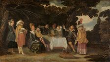 An open-air Party, 1615. Creator: Esaias van de Velde