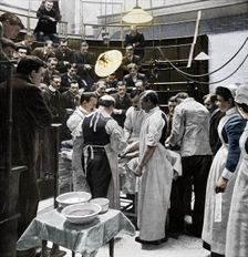 An operation at Charing Cross Hospital, London, 1901 (1903). Artist: Time Life Pictures