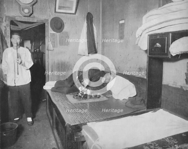 'An Opium Den in San Francisco', 19th century. Artist: Unknown.