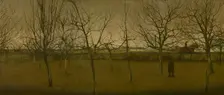 An Orchard in Winter, 1907. Creator: Valerius de Saedeleer