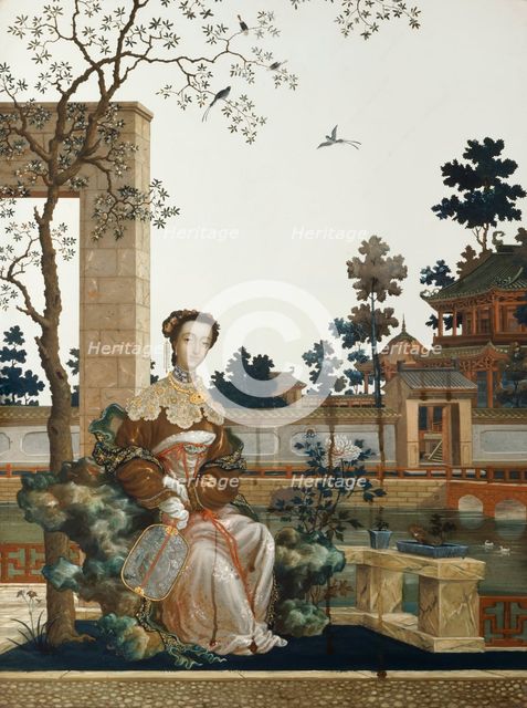 'An Oriental Beauty', Chinese, c1760. Artist: Unknown.