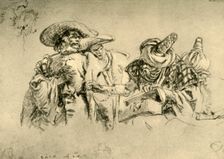 An Oriental Dealer in Jewels and two European Merchants 1752-1753, (1928). Artist: Giovanni Battista Tiepolo