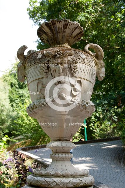 An ornament in Regaleira Palace, Sintra, Portugal., 2009. Creator: Samuel Magal.