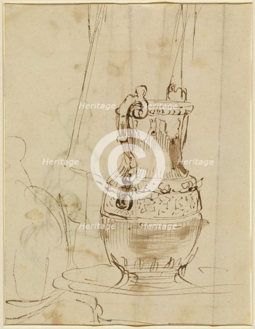 An Ornate Ewer [recto]. Creator: David Wilkie.
