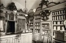 An ornate sixteenth-century pharmacy of S Maria della Scala, Sorrento..., c1890s. Creator: Unknown