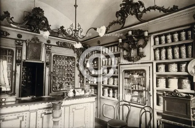 An ornate sixteenth-century pharmacy of S Maria della Scala, Sorrento..., c1890s. Creator: Unknown.