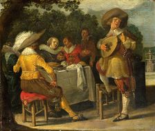 An Outdoor Party, c.1620-c.1630. Creator: Dirck Hals