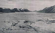 An Outlet Glacier Valley Completely Filled With Ice c1911, (1913). Artist: Frank Debenham