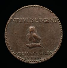 An Owl [reverse], c. 1470/1480. Creator: Vittore Gambello