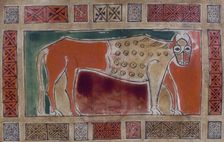 An ox, the symbol of St Luke. Creator: Unknown