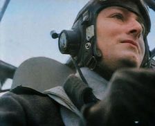 An RAF Bomber Pilot, 1942. Creator: British Pathe Ltd